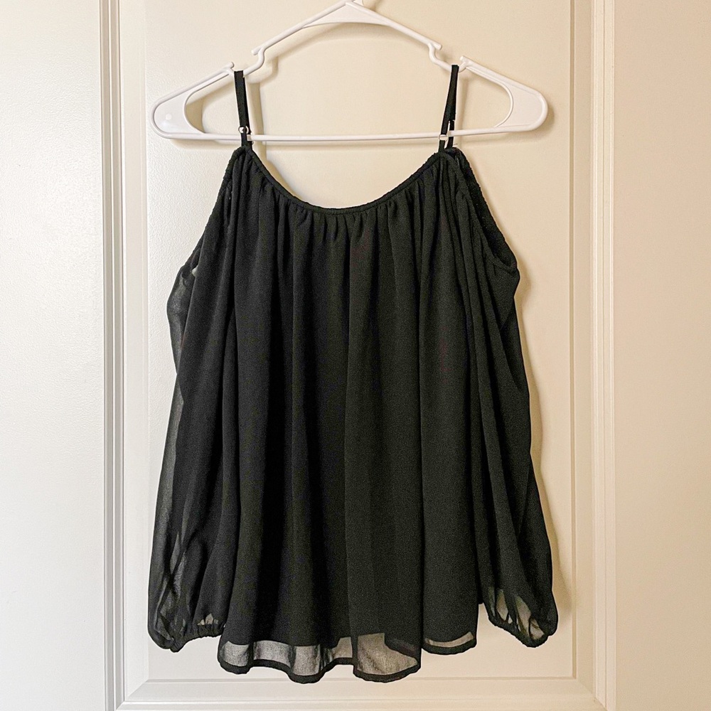 Black ASOS Off-Shoulder